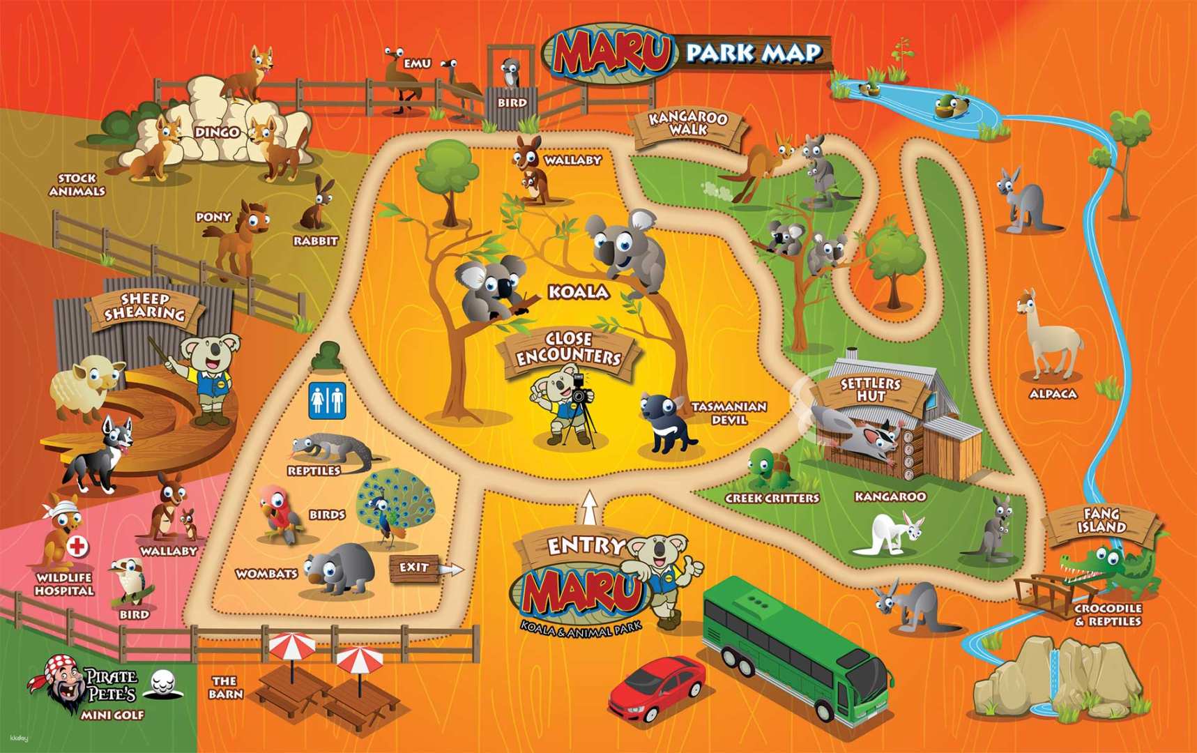 Maru Koala & Animal Park Ticket with Mini-Golf Experience | Victoria